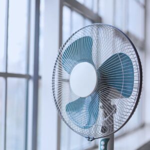 Use fans and cross-breeze to stay cool